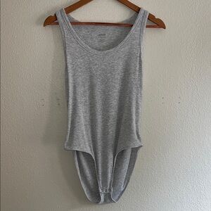 Aerie Ribbed Gray Tank Top